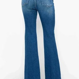 bytos Full Size High Rise Bootcut Jeans with Pockets - Image 5