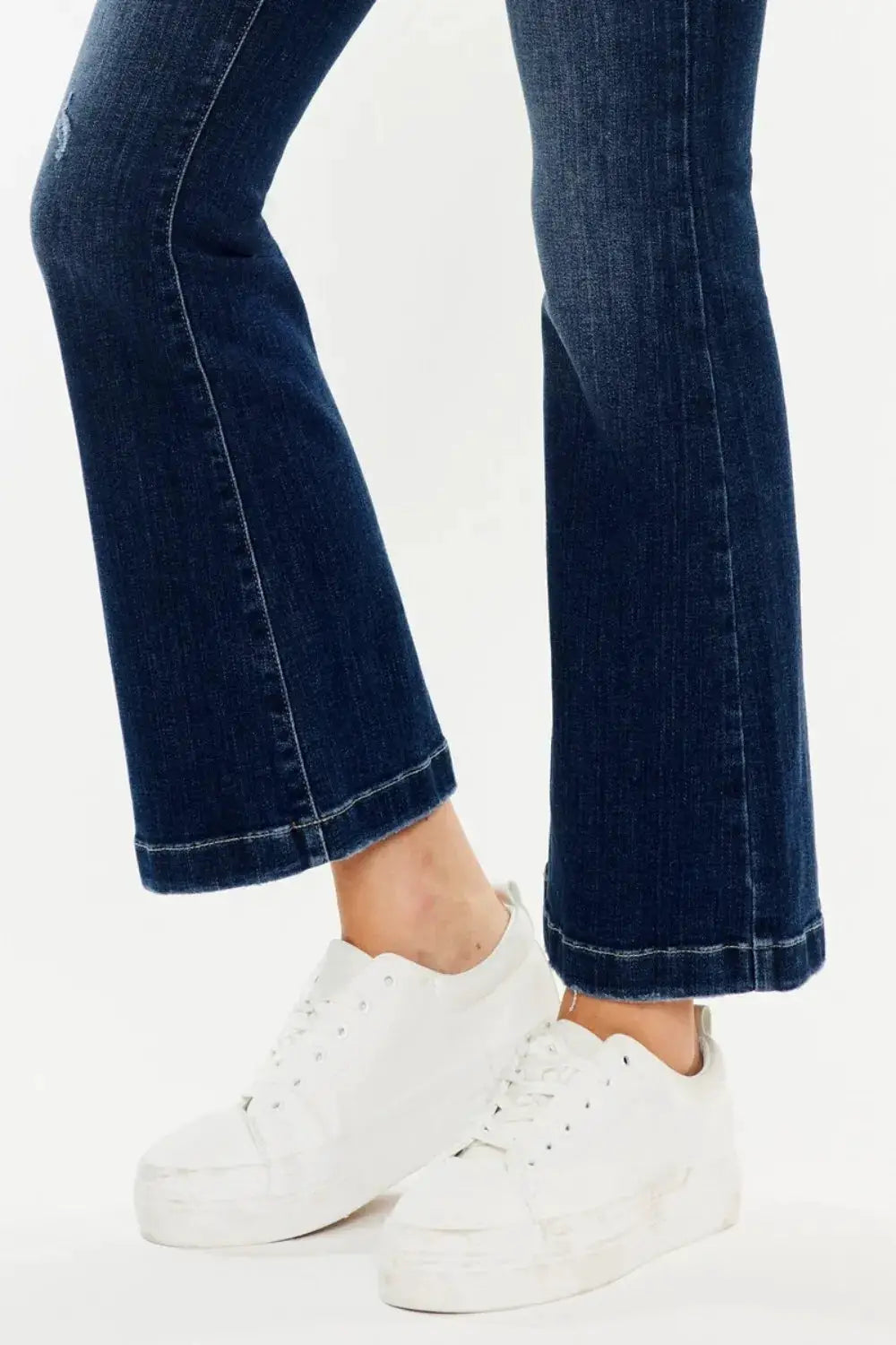 Kancan Mid Rise Button Fly Flare Jeans - Image 7