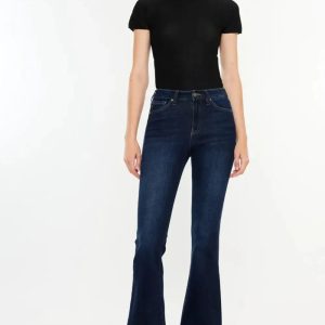 Kancan High Rise Slim Flare Jeans - Image 1