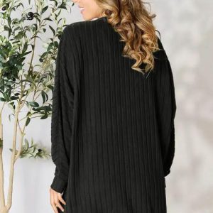 Basic Bae Full Size Ribbed Cocoon Cardigan - Image 2