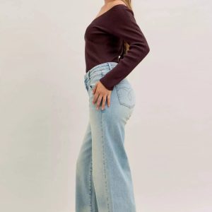 Judy Blue High Waist Column Straight Jeans - Image 7