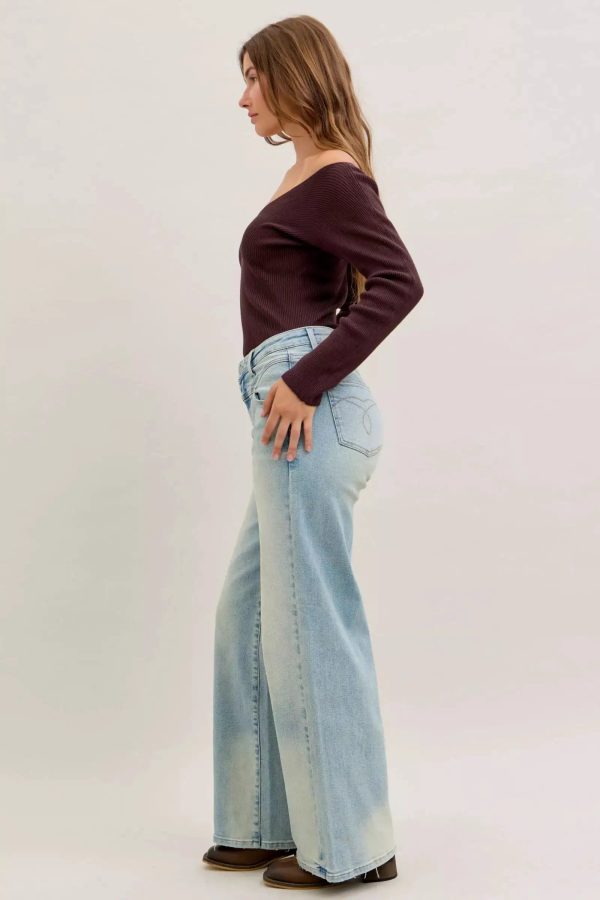 Judy Blue High Waist Column Straight Jeans
