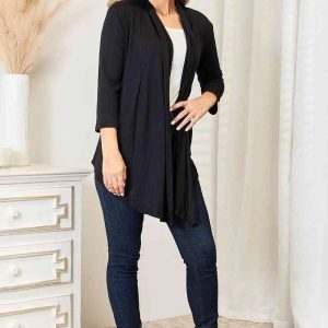 Culture Code Full Size Open Front Cardigan - Image 8