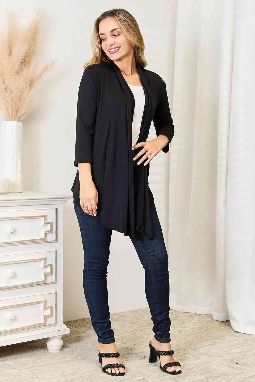 Culture Code Full Size Open Front Cardigan - Image 8