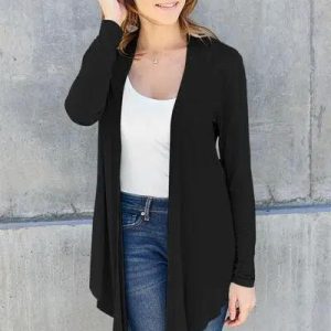 Basic Bae Full Size Open Front Long Sleeve Cardigan - Image 17