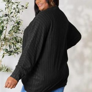 Basic Bae Full Size Ribbed Cocoon Cardigan - Image 6