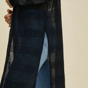 Double Take Full Size Open Front Longline Cardigan - Image 36