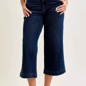 Judy Blue High Waist Ankle Wide Jeans - Image 2