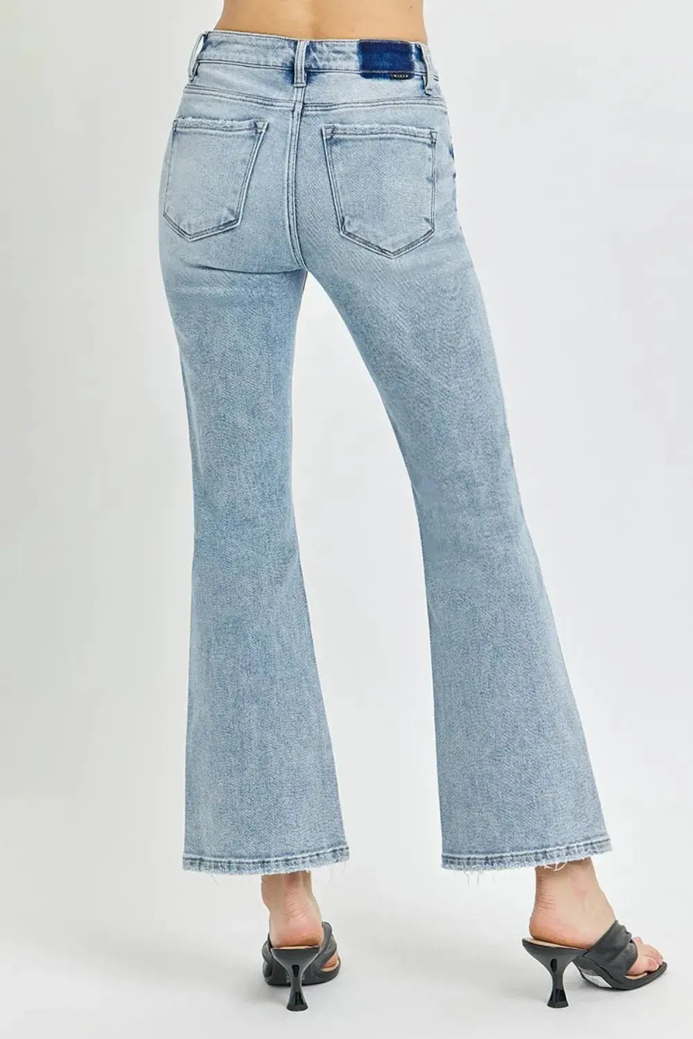 RISEN Full Size High Rise Ankle Flare Jeans - Image 2
