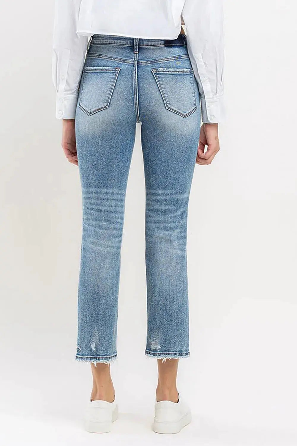Lovervet Full Size High Rise Slim Straight Jeans - Image 2