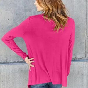 Basic Bae Full Size Open Front Long Sleeve Cardigan - Image 15