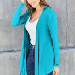 Basic Bae Full Size Open Front Long Sleeve Cardigan - Image 6