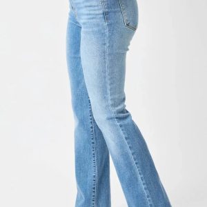 Judy Blue Full Size Mid-Rise Waist Straight Jeans - Image 17
