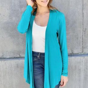 Basic Bae Full Size Open Front Long Sleeve Cardigan - Image 5