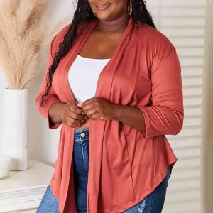 Culture Code Full Size Open Front Cardigan - Image 6