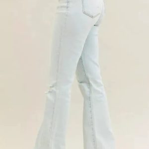 Judy Blue Full Size Destroy & Fray Hem Bootcut Jeans Plus Size - Image 3