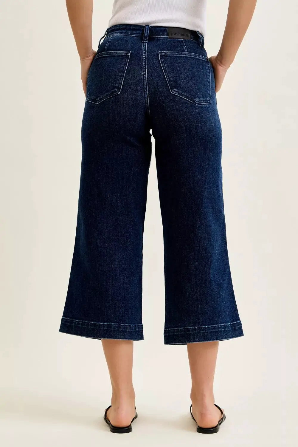 Judy Blue High Waist Ankle Wide Jeans - Image 6