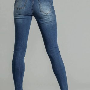 Umgee Distressed Skinny Jeans with Pockets - Image 2