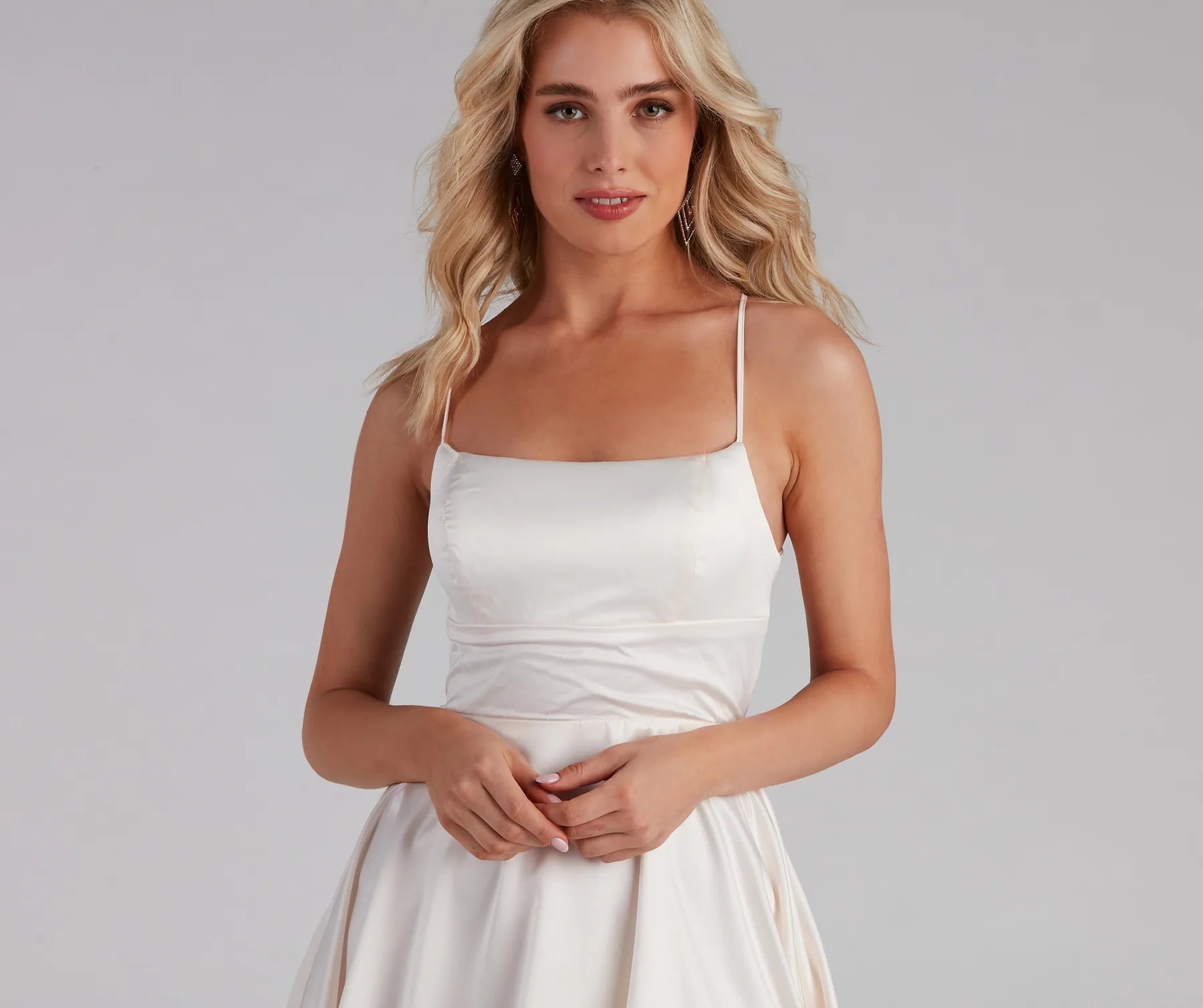 Sonya Satin Dress - Image 3