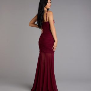 Sherrie Mesh Slit Mermaid Formal Dress - Image 6