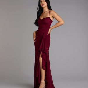 Sherrie Mesh Slit Mermaid Formal Dress - Image 8