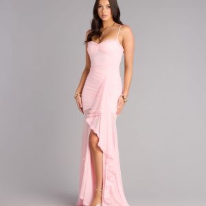Sherrie Mesh Slit Mermaid Formal Dress - Image 4