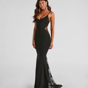 Lucille Formal Lace Mermaid Dress - Image 1