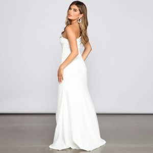 Susana Asymmetric Off-Shoulder Mermaid Dress - Image 10