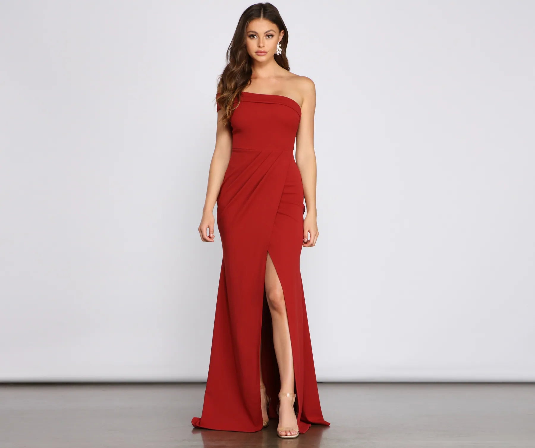 Susana Asymmetric Off-Shoulder Mermaid Dress - Image 13