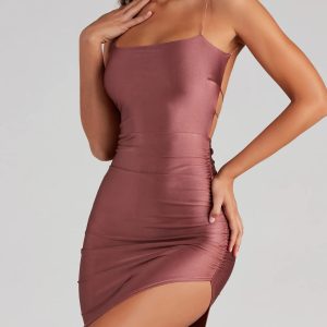 Michelle High-Slit Formal Dress - Image 10
