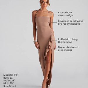 Tiffany Sleeveless High Slit Formal Dress - Image 11