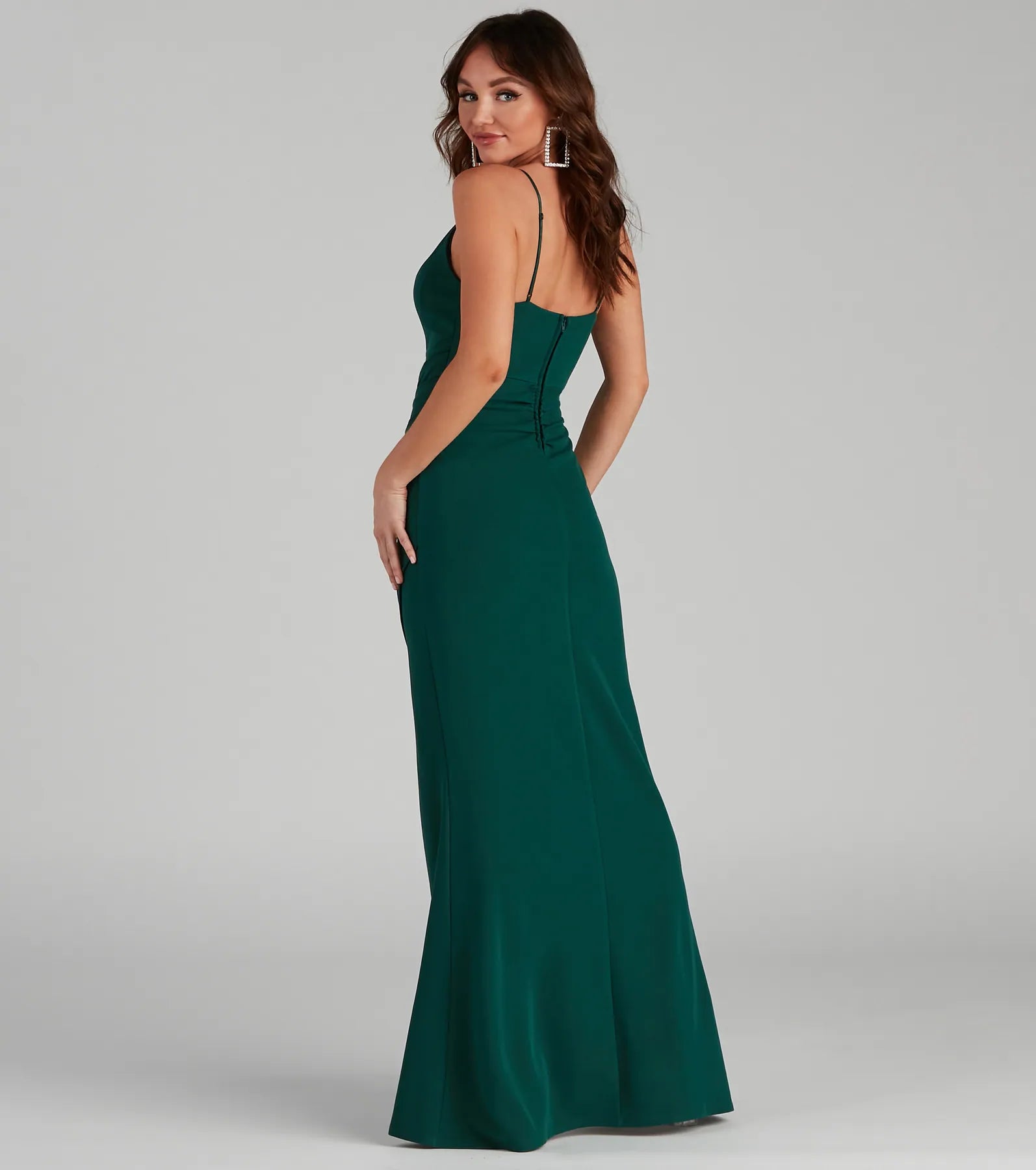Skyler Formal A-Line Crepe Dress - Image 2
