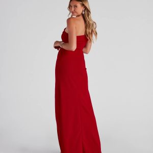 Susana Asymmetric Off-Shoulder Mermaid Dress - Image 18