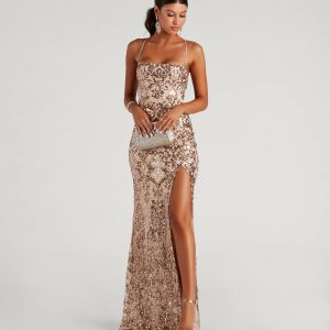 Kinsley Formal Sequin Mermaid Dress - Image 1