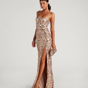 Kinsley Formal Sequin Mermaid Dress - Image 3