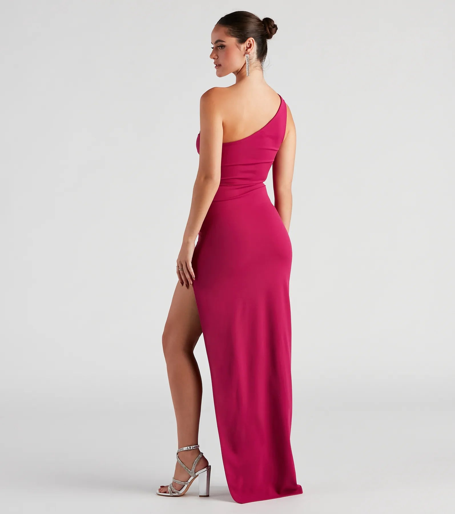 Mayven One-Shoulder Cutout Slit Formal Dress - Image 7