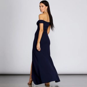 Myra Formal High Slit Dress - Image 24