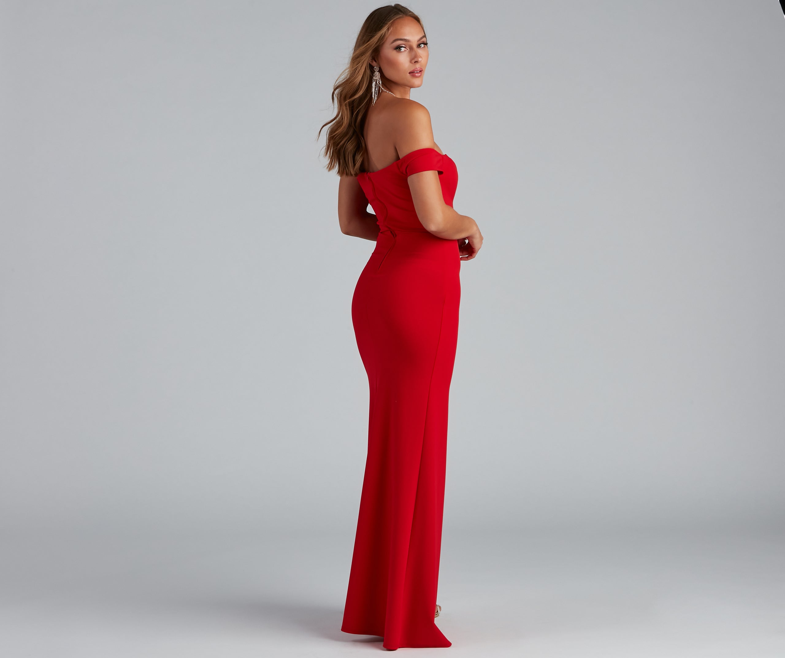 Myra Formal High Slit Dress - Image 10