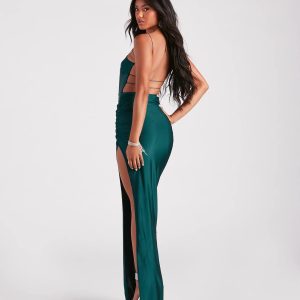 Michelle High-Slit Formal Dress - Image 14