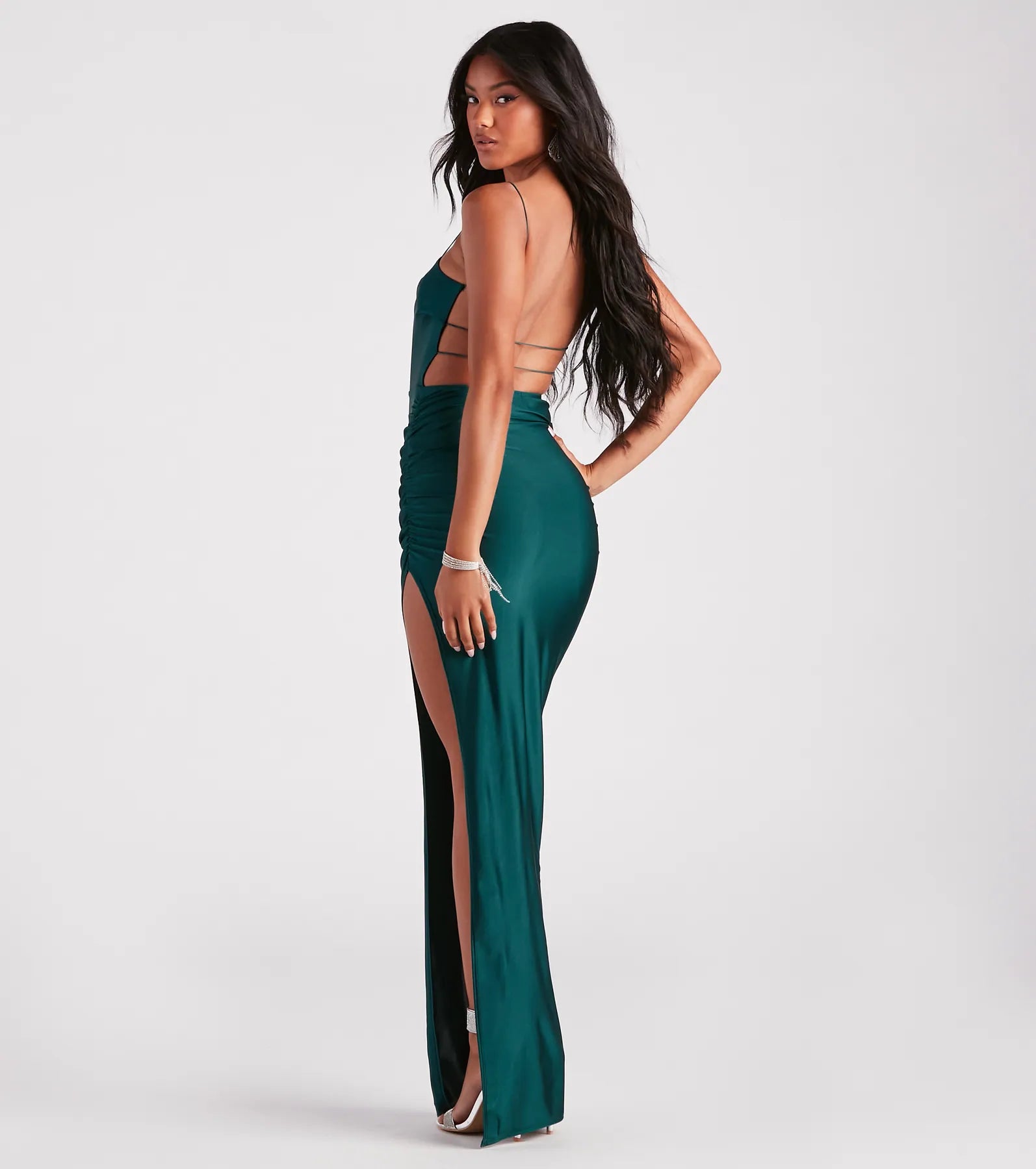 Michelle High-Slit Formal Dress - Image 14