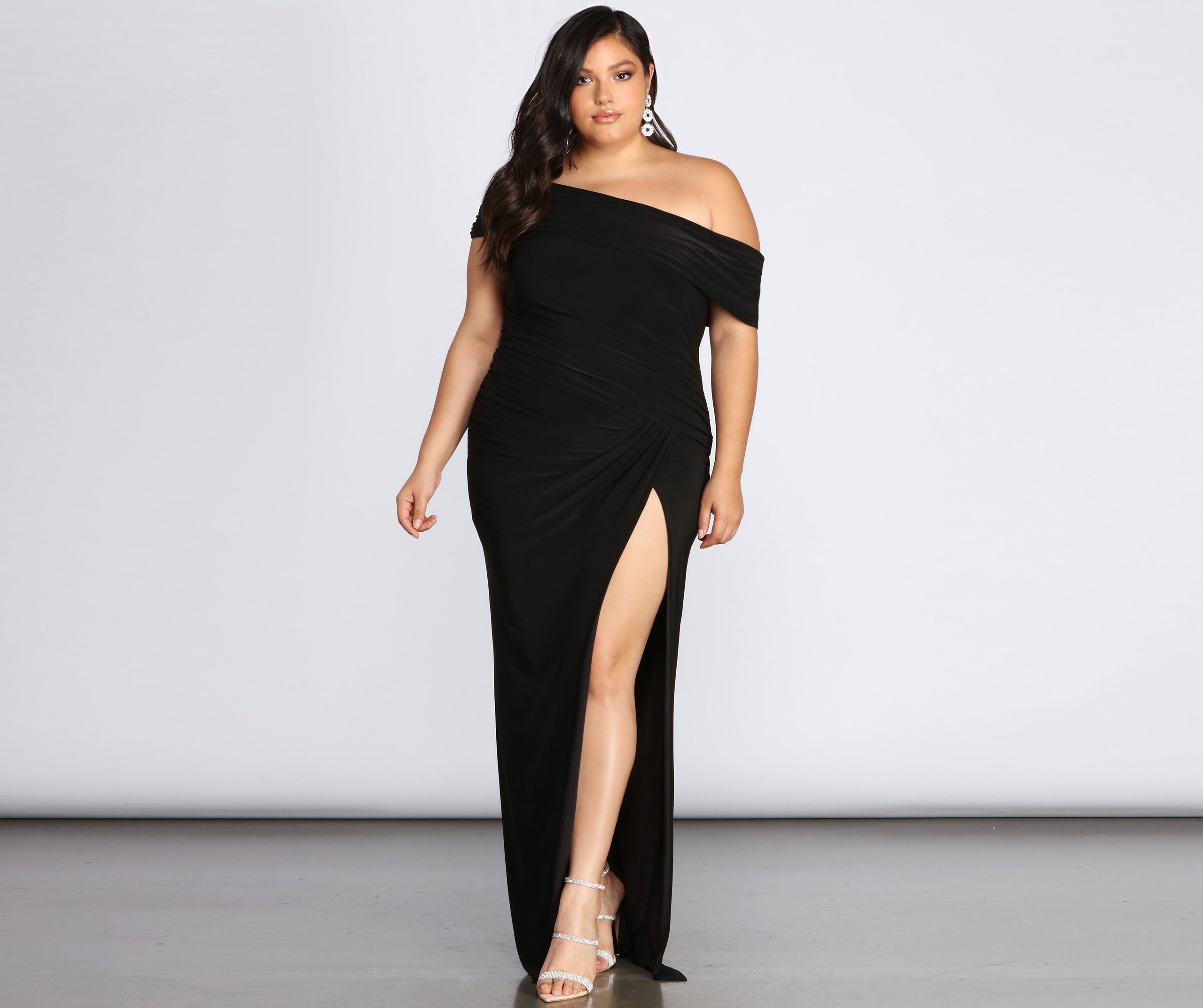 Plus Kaleigh Off Shoulder Dress - Image 11