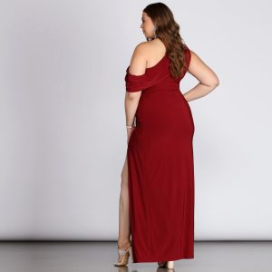 Plus Kaleigh Off Shoulder Dress - Image 8