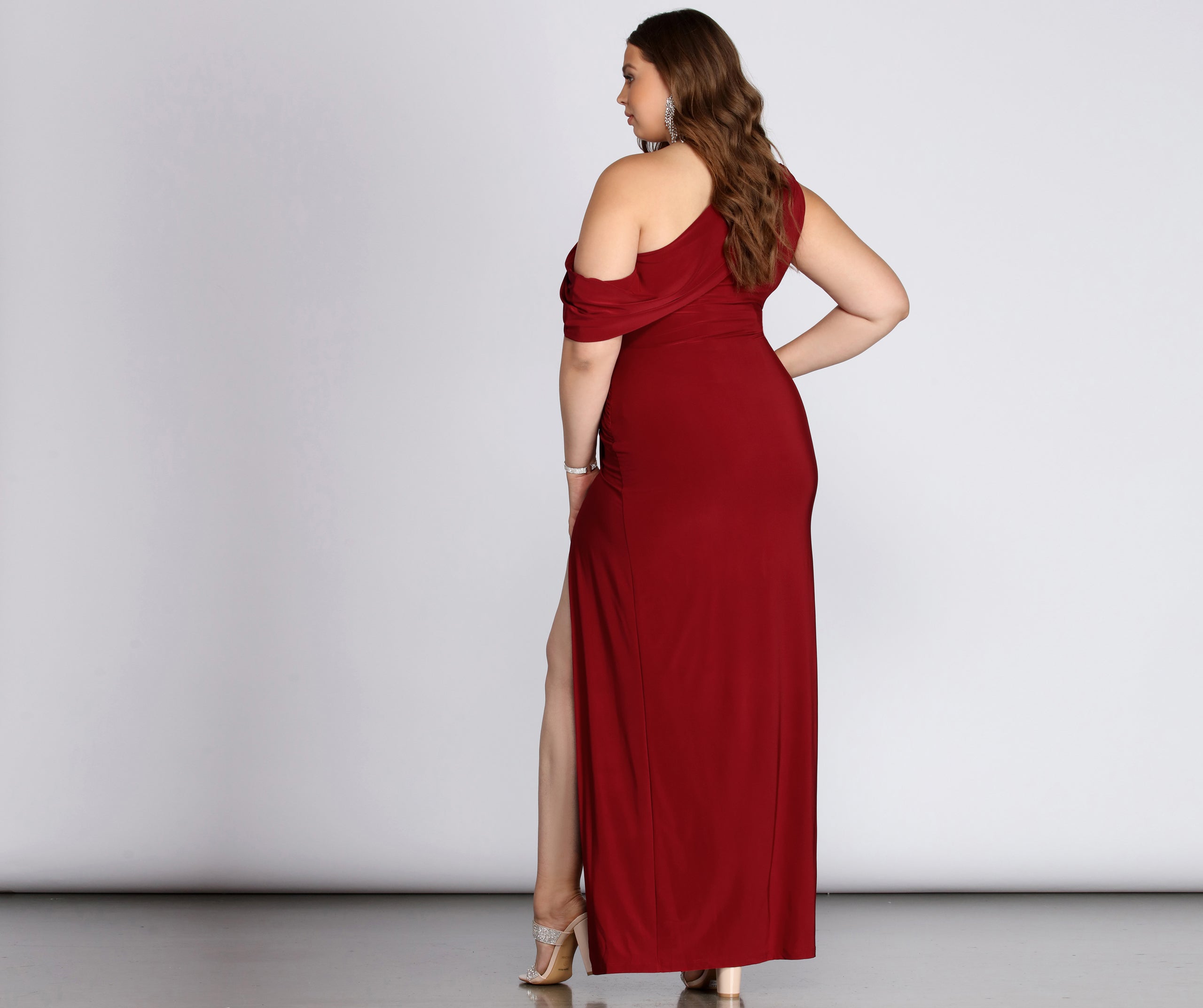 Plus Kaleigh Off Shoulder Dress - Image 8