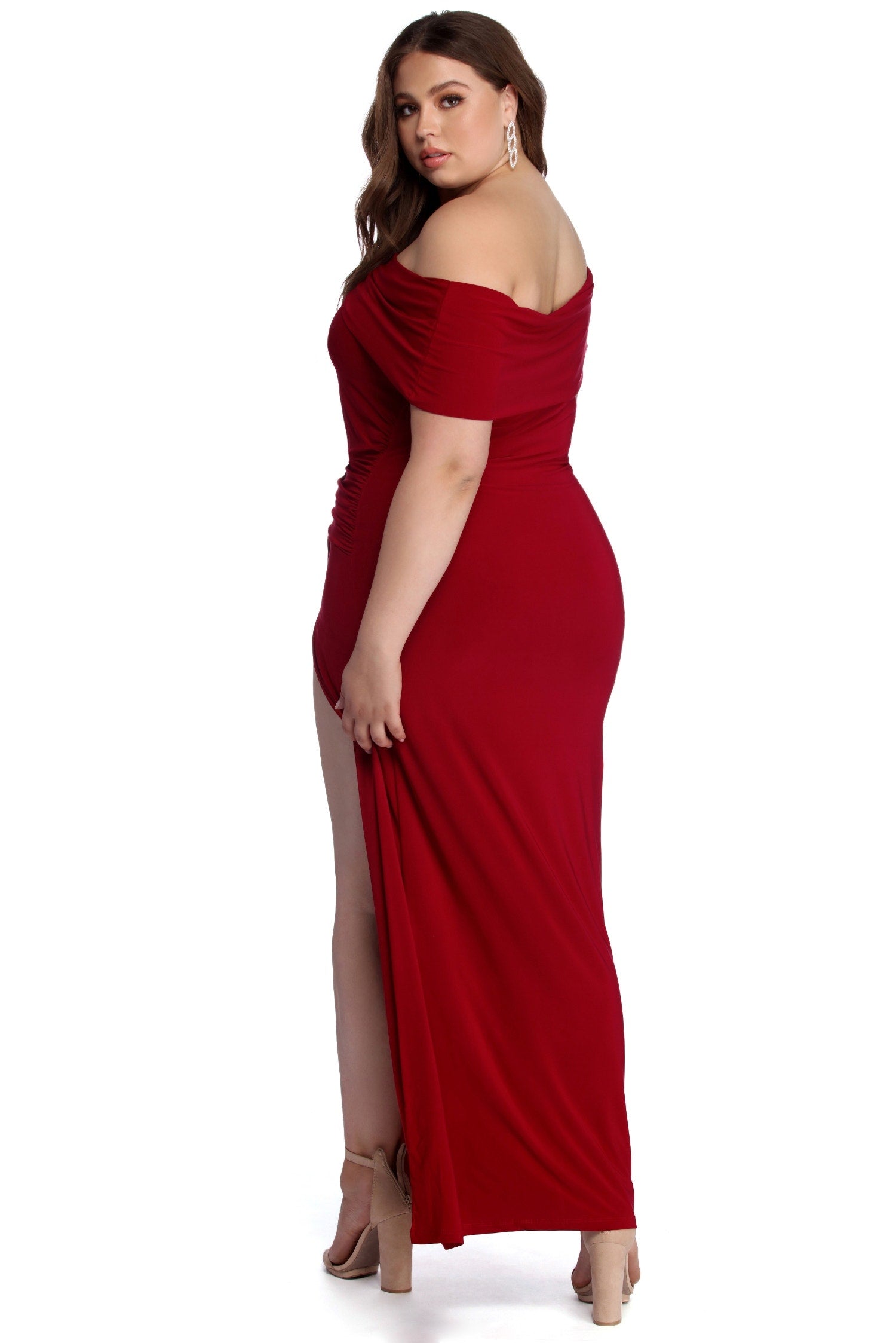Plus Kaleigh Off Shoulder Dress - Image 15
