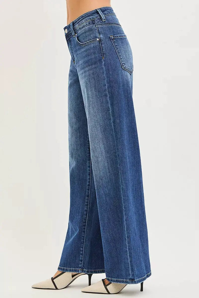 RISEN Slouchy Baggy Jeans with Pockets - Image 4