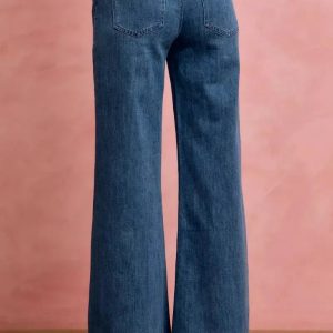 SO ME Seam Detail Mid Rise Stretch Denim Jeans - Image 2