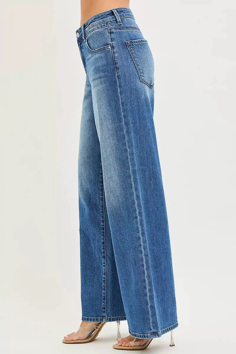 RISEN Slouchy Baggy Jeans with Pockets - Image 4