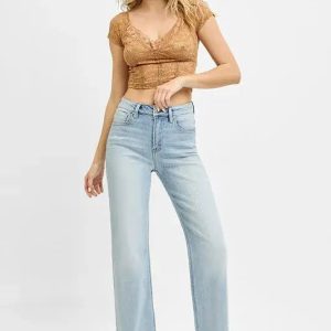 RISEN Full Size Run High Rise Straight Jeans - Image 6