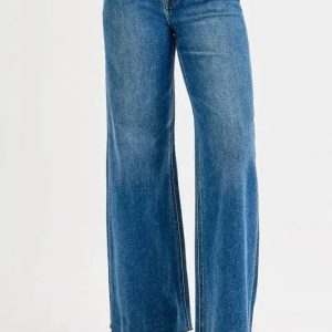 RISEN High-Waisted Wide Leg Jeans - Image 2