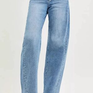 RISEN Relaxed Fit Drawstring Waist Jeans - Image 3